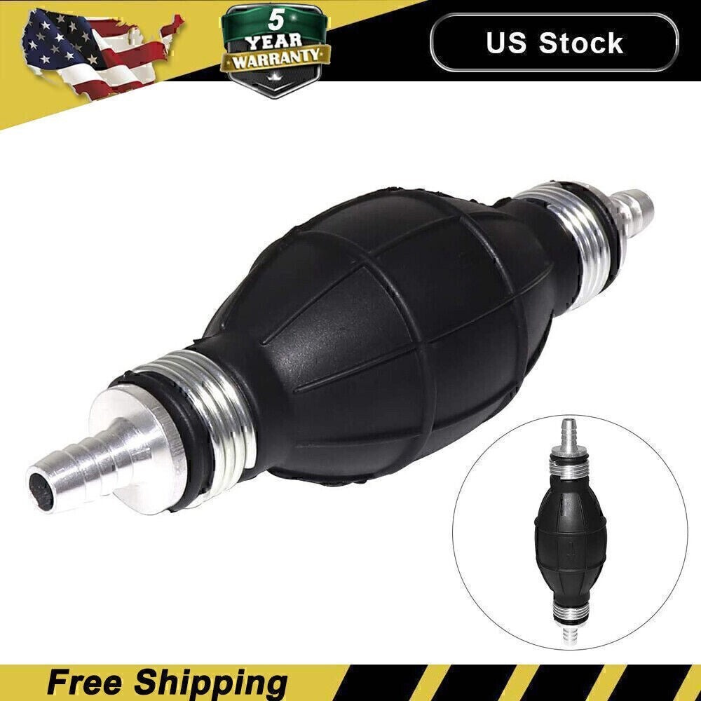 3/8'' Hand Primer Bulb Outboard Auto Marine Boat Gas Fuel Line Pump All Fuels