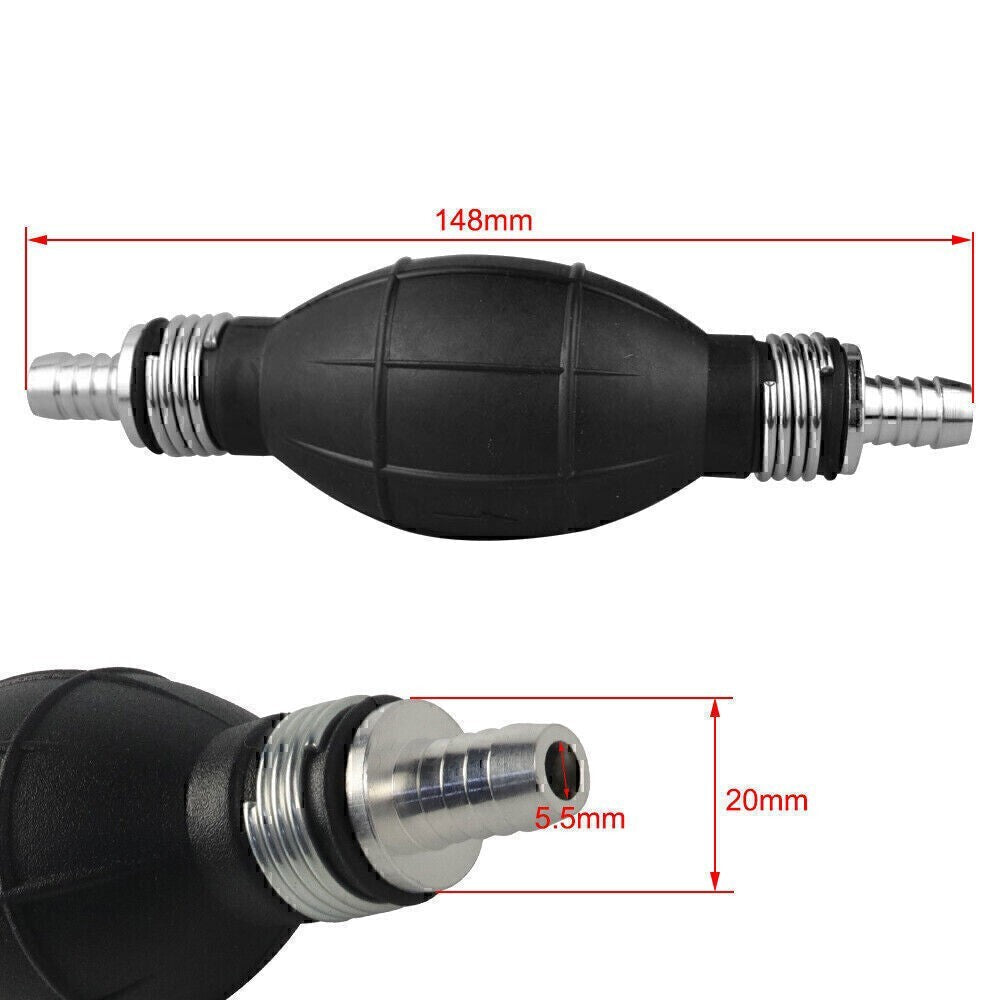 3/8'' Hand Primer Bulb Outboard Auto Marine Boat Gas Fuel Line Pump All Fuels