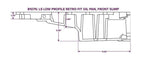 Swap Conversion Oil Pan Retrofit Low Profile For LS1 LS2 LS3 LS6 4.8 5.3 6.0L