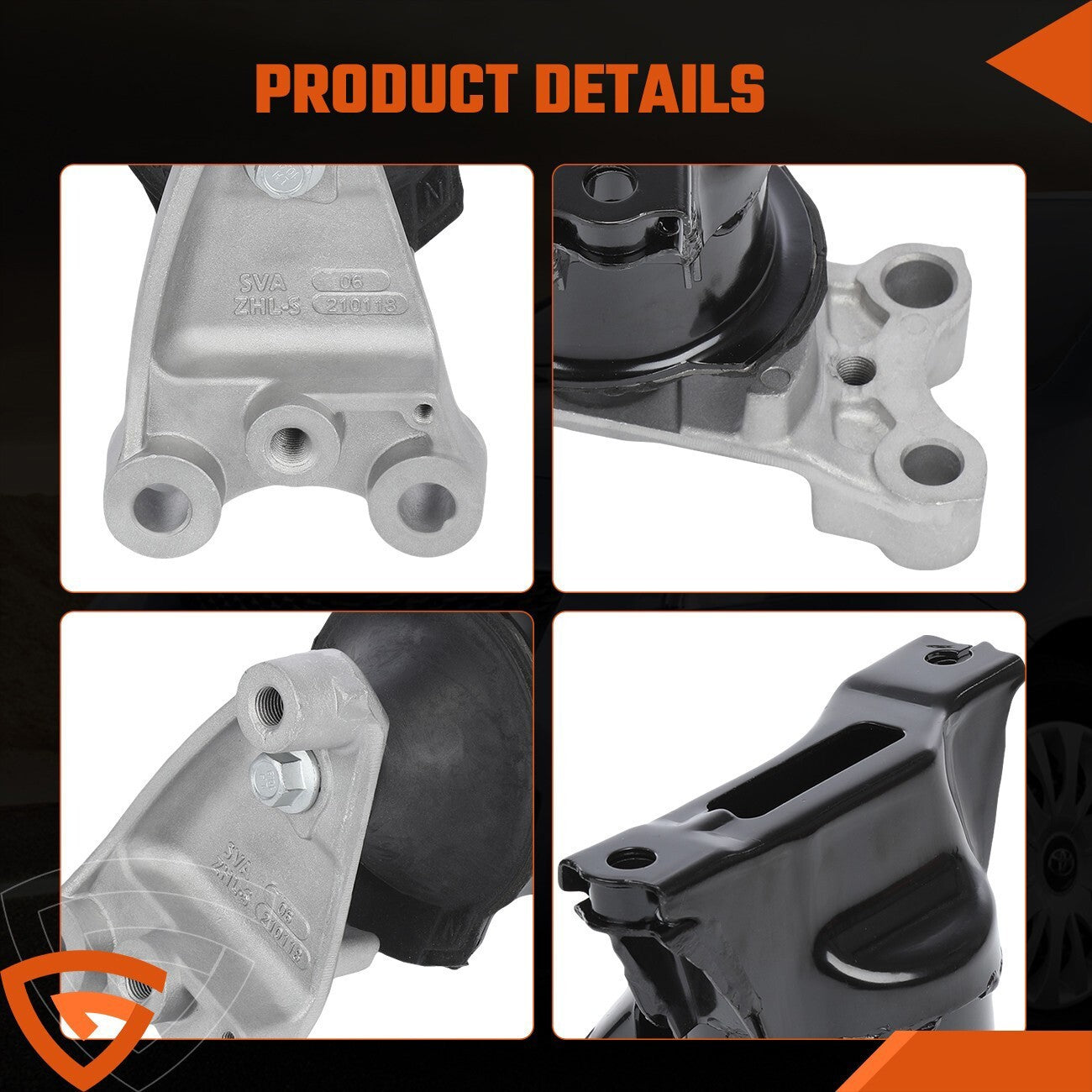For 2006-2010 Honda Civic 1.8L Right Engine Motor Mount Hydraulic A4530 9280 /