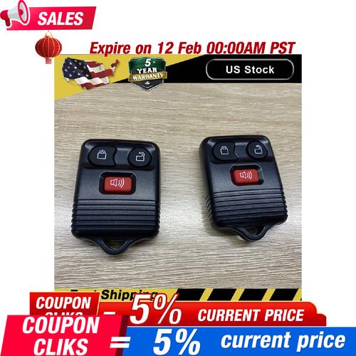 2pcs Keyless Entry Car Remote Control Key Fob Transmitter Alarm Fits Ford F150*