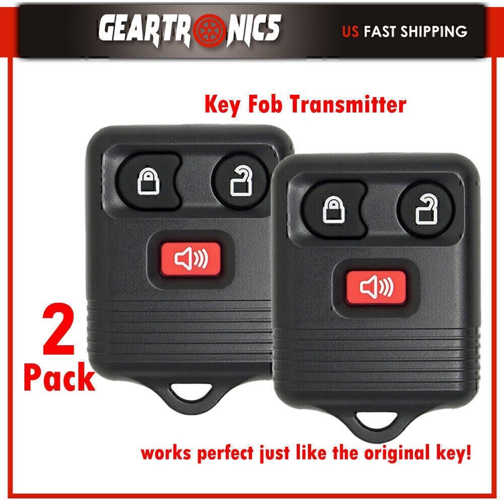 2pcs Keyless Entry Car Remote Control Key Fob Transmitter Alarm Fits Ford F150*