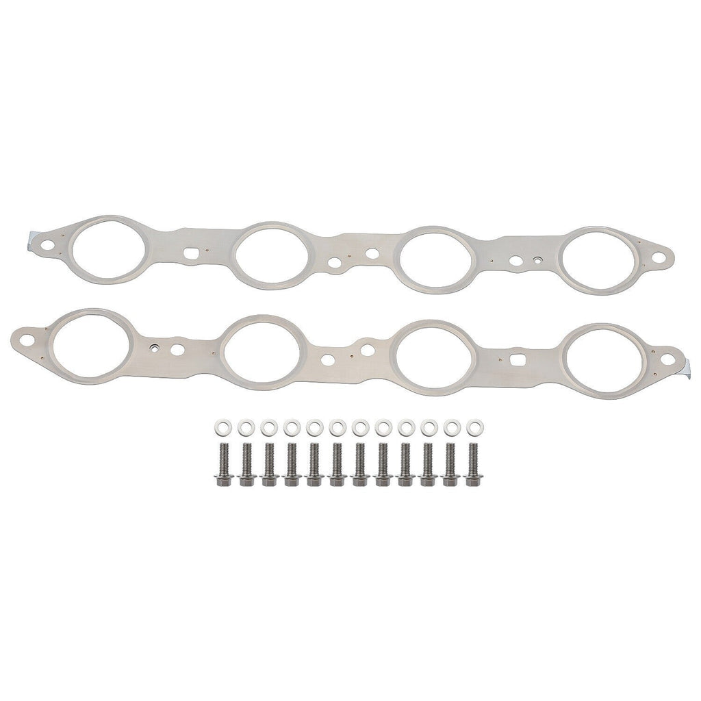 Set LS MLS Exhaust Manifold Header Gasket W/ Bolts For LS1 4.8 5.3 5.7 6.0 6.2