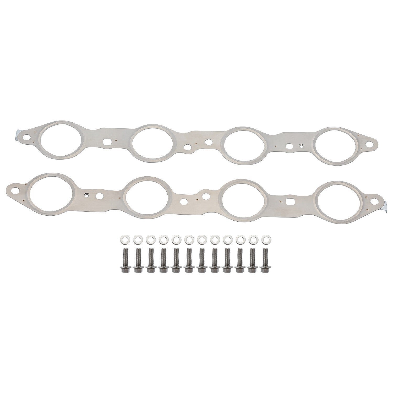Set LS MLS Exhaust Manifold Header Gasket W/ Bolts For LS1 4.8 5.3 5.7 6.0 6.2