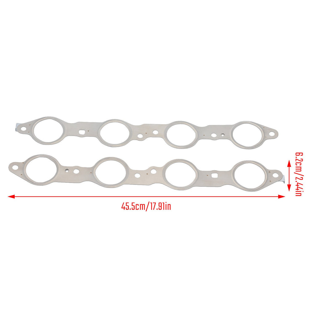 Set LS MLS Exhaust Manifold Header Gasket W/ Bolts For LS1 4.8 5.3 5.7 6.0 6.2