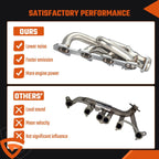 Shorty Stainless Performance Exhaust Headers For Dodge Ram 1500 09-18 5.7L HEMI