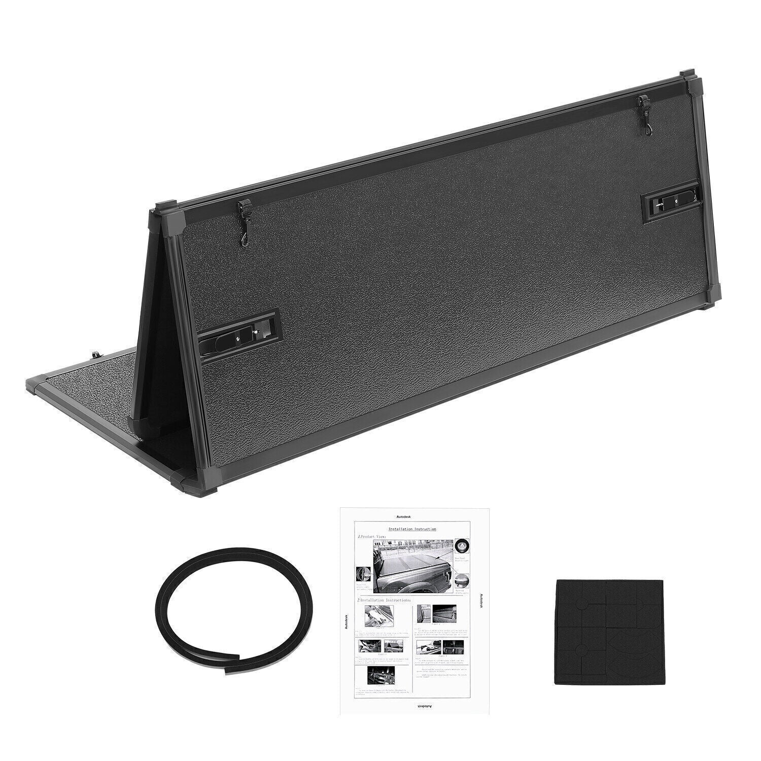 Hard Tonneau Cover 5FT 3-Fold For 2016-23 Toyota Tacoma Truck Bed 60.5inch Sal