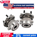2pc Wheel Hub Bearings Rear LH & RH AWD Fit Subaru Crosstrek Impreza Forester US