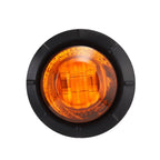 20x 3/4" Marker Lights LED Truck Trailer Round Side Bullet Light Amber &Red Lamp