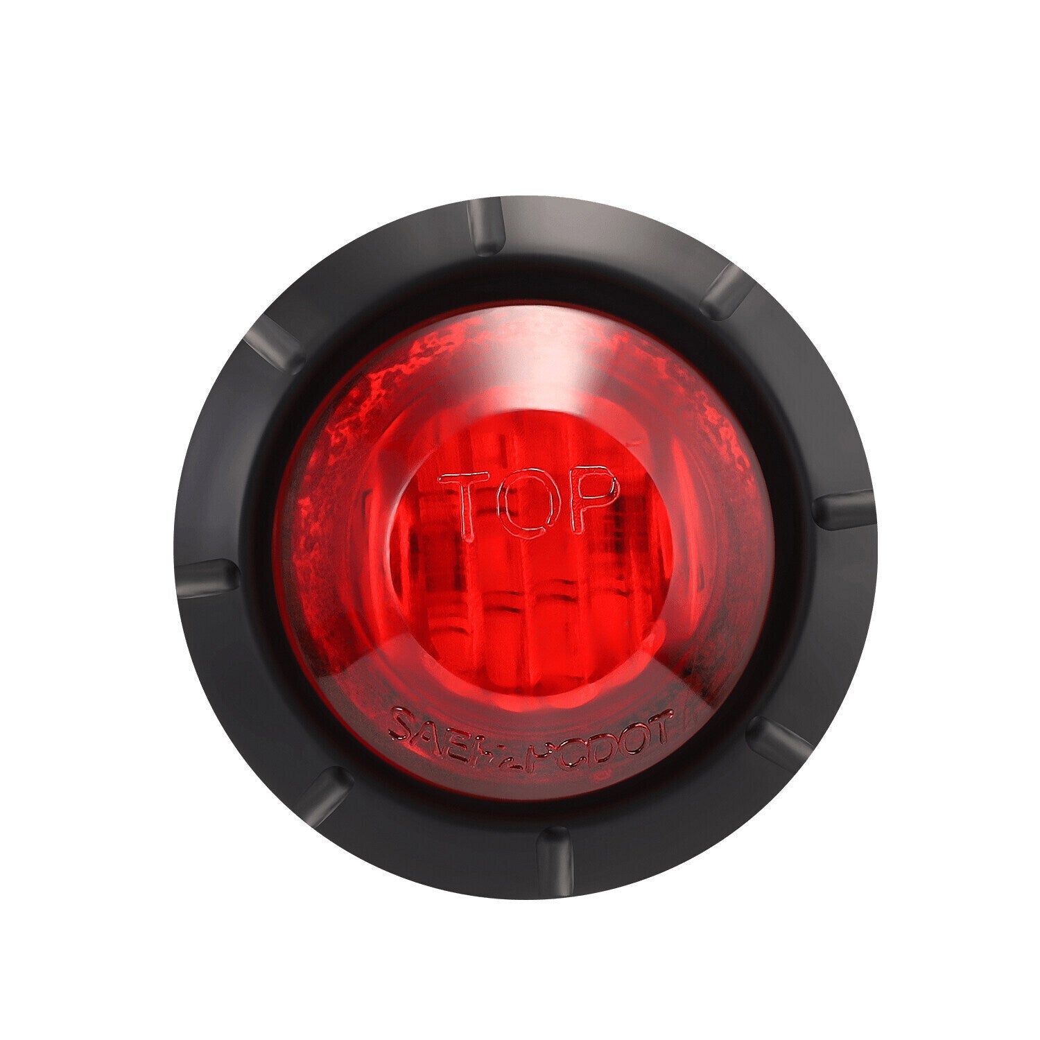 20x 3/4" Marker Lights LED Truck Trailer Round Side Bullet Light Amber &Red Lamp