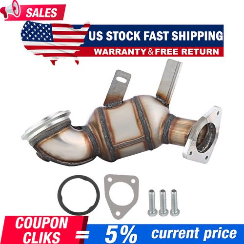 Front Exhaust Catalytic Converter Kit for Chevrolet Cruze 1.4L 2011-16 Sonic A