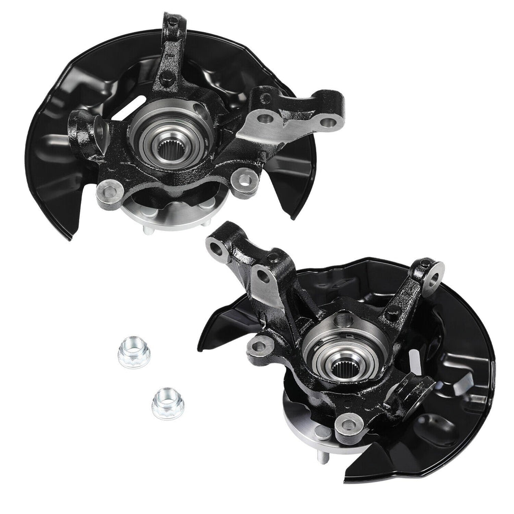 Wheel Bearing Hub Steering Knuckle Assy For Toyota Corolla 2003-2008 Front Pair