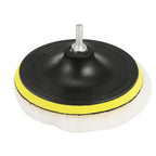 5PCS 6" Buffing Polishing Pad Wool Wheel Mop Kit For Car Polisher Drill Adapter!