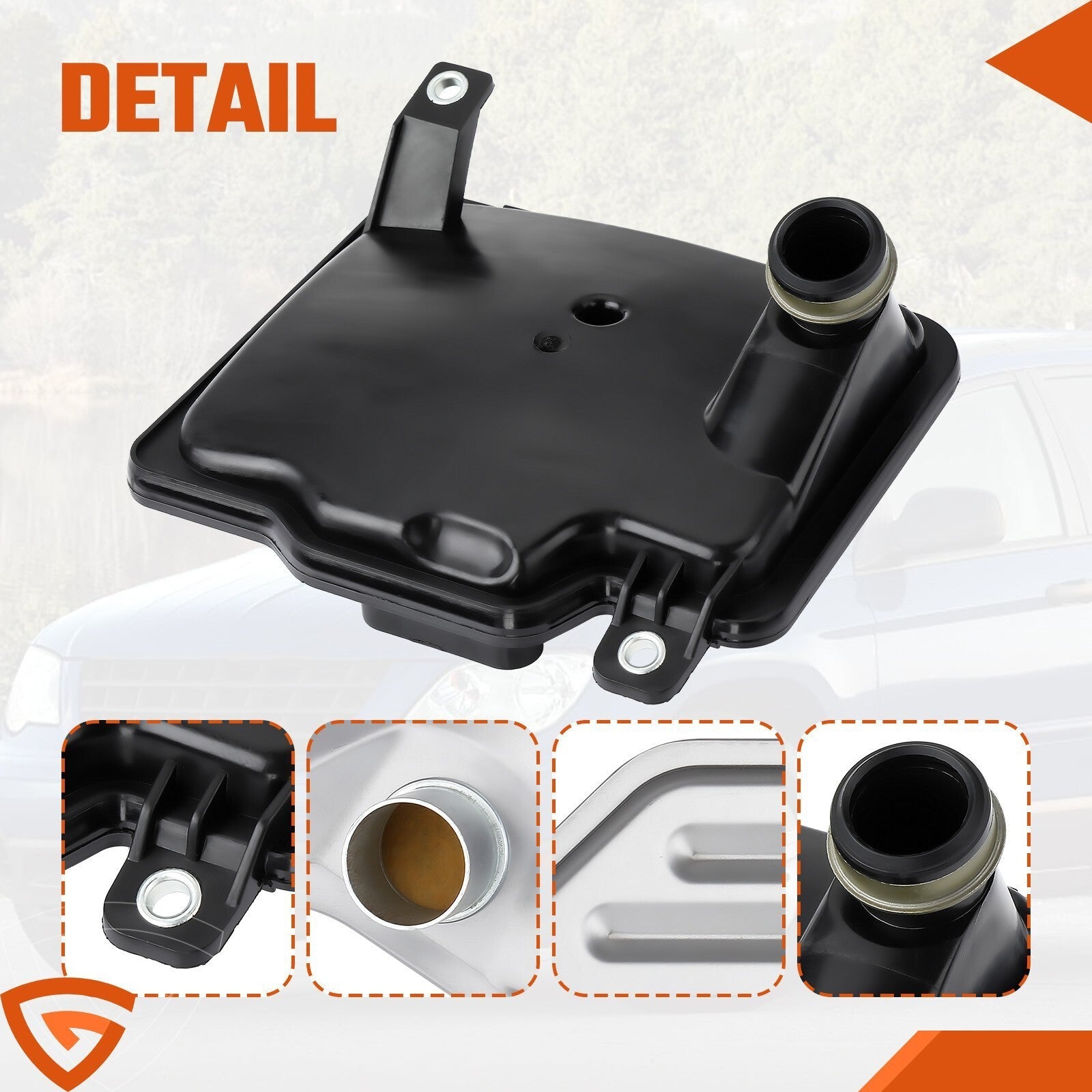For 2008-2016 Dodge Chrysler Town Country Transmission Filter Oil Pan Gokoyteoim