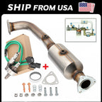 CATALYTIC CONVERTER w/O2 Sensor Up &Downstream FOR 2007 2008 09 HONDA CR-V 2.4L