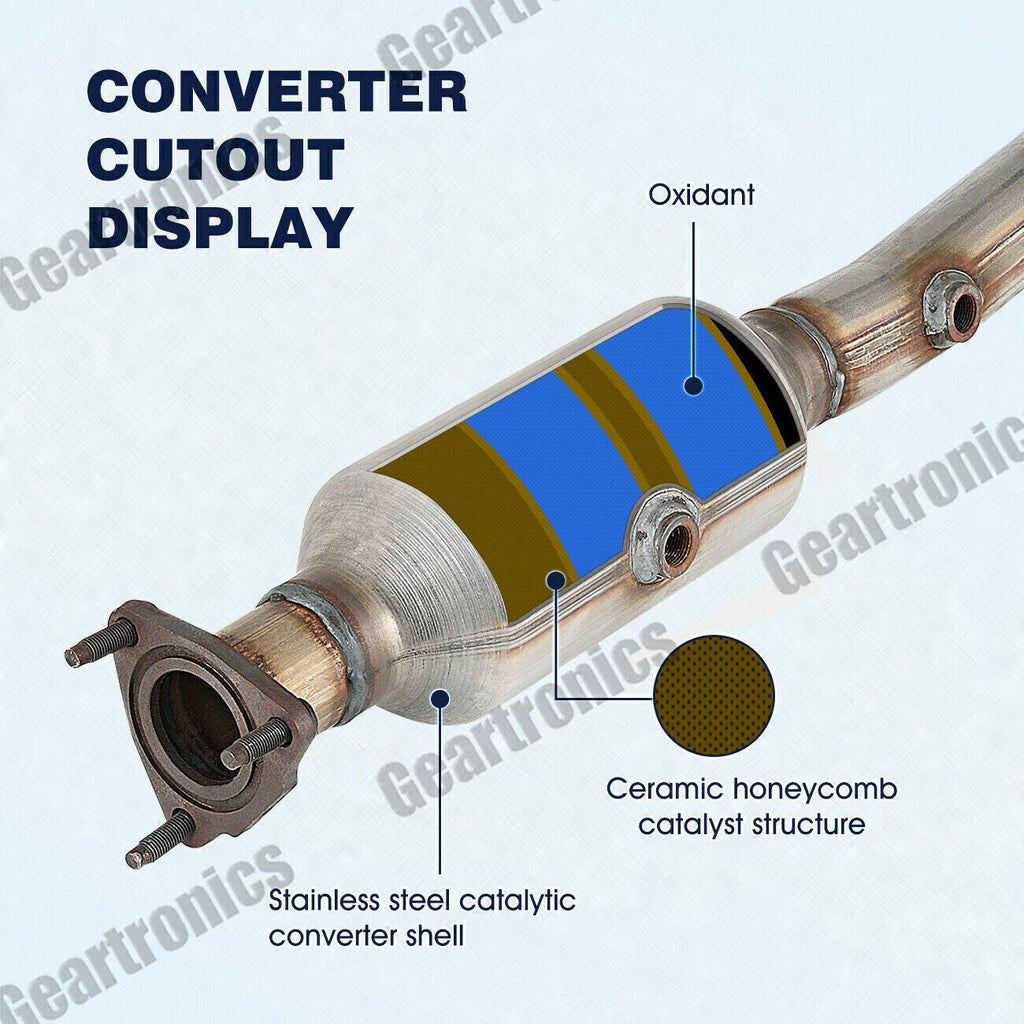 CATALYTIC CONVERTER w/O2 Sensor Up &Downstream FOR 2007 2008 09 HONDA CR-V 2.4L