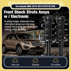 2x Fit Lincoln MKC 2015-2019 Front Shock Struts Assys w/Electronic #EJ7Z18124K