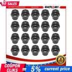 20PCS Black Plastic Wheel Lug Nut Caps Replace Kits For GM 9593028 9593228*