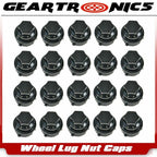 20PCS Black Plastic Wheel Lug Nut Caps Replace Kits For GM 9593028 9593228*