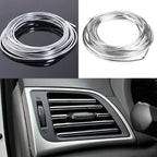 20FT Chrome Car Door Edge Molding Trim Seal Strip Scratch Protector Guard Decor