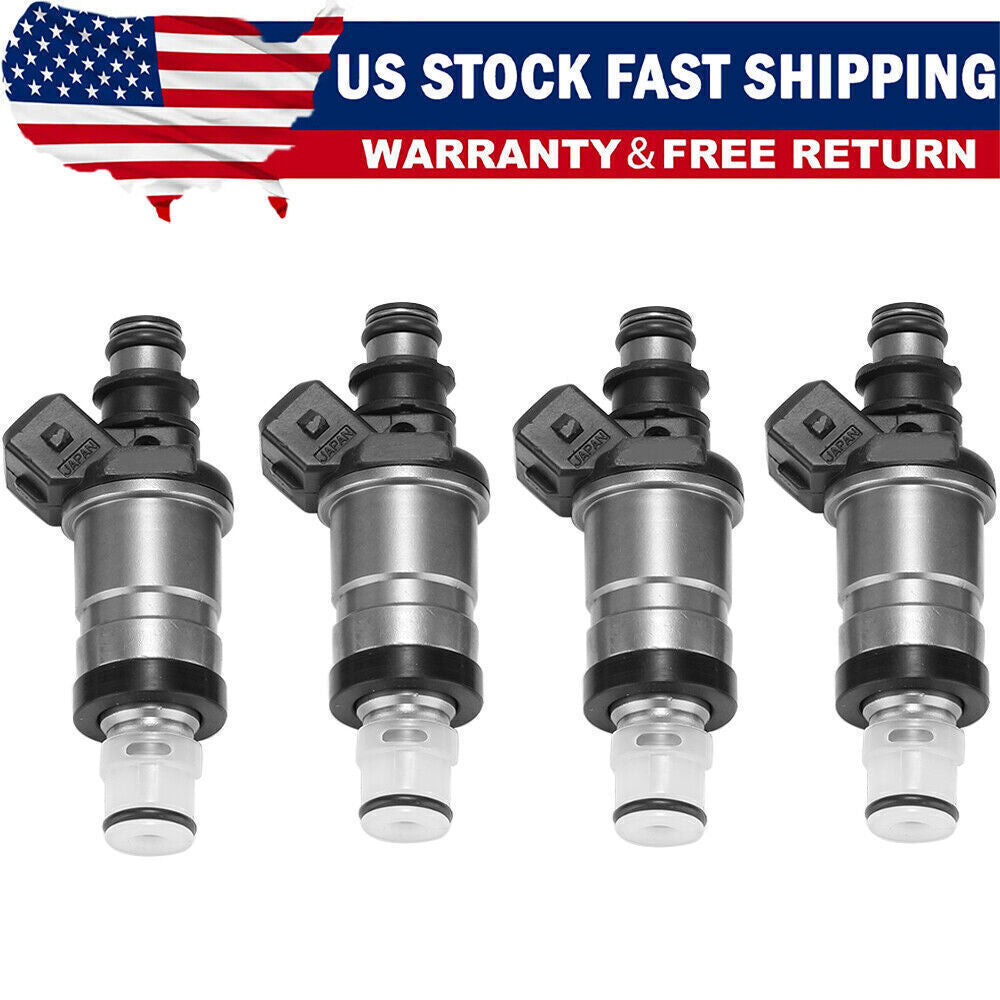 4 NEW FUEL INJECTORS 06164-P8A-A00 For CIVIC EL 1.6L ACCORD CL 2.3L 842-12195