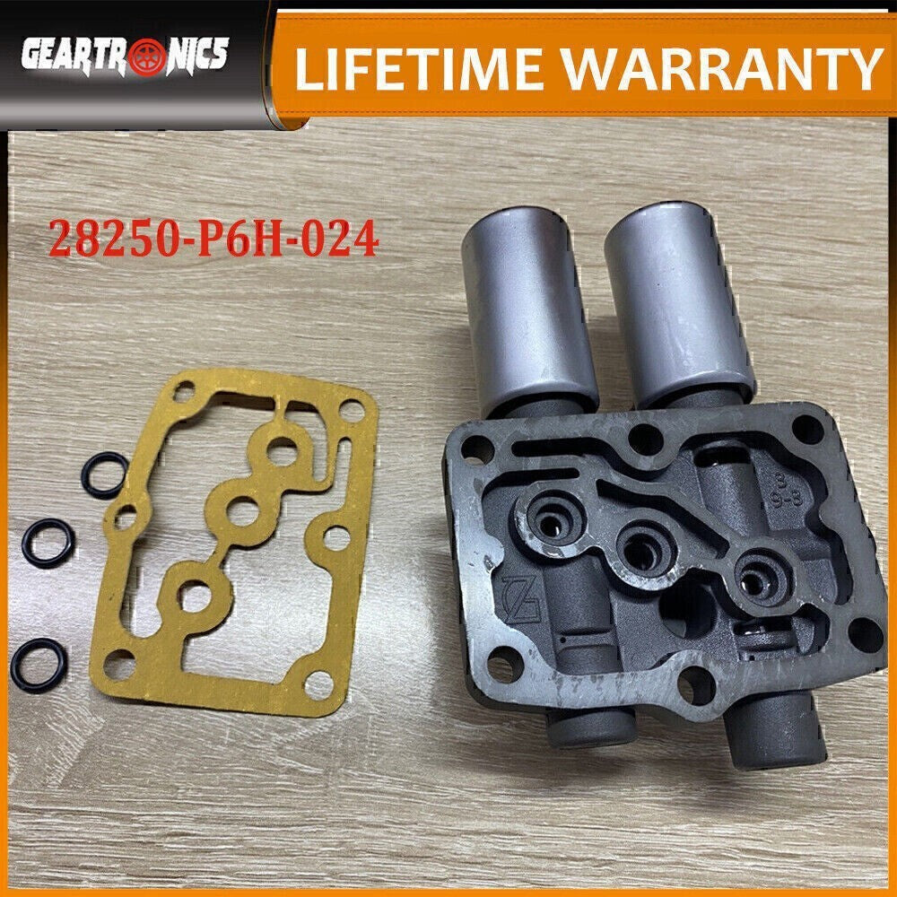 For Honda Accord Transmission Dual Linear Shift Solenoid & Gasket 28250-P6H024!