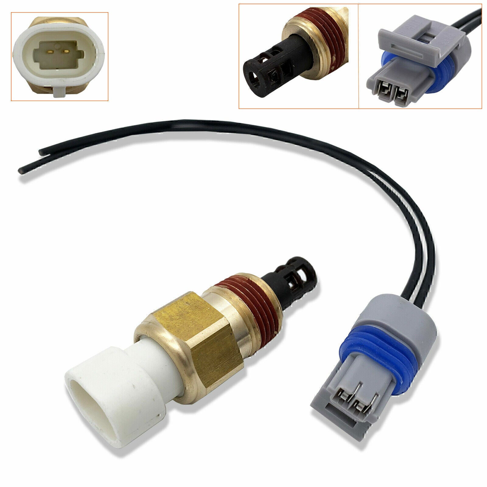 Intake Air Temperature Sensor IAT/MAT/ACT Kit For GM 25036751 25037225 25037334*