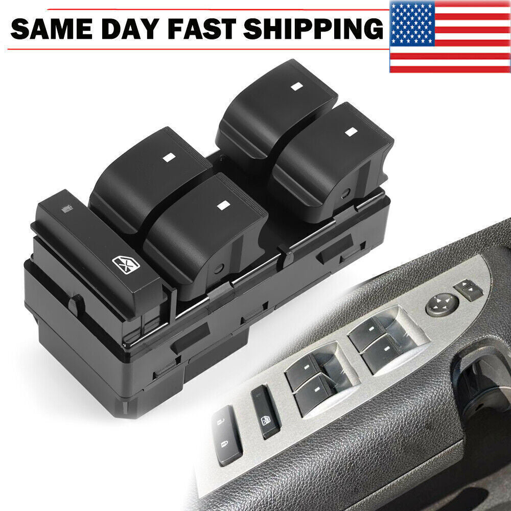 Master Power Window Switch for 07 -14 Chevrolet Silverado GMC Sierra Driver Side
