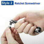 1/4 INCH MINI DOUBLE ENDED QUICK SOCKET RATCHET WRENCH ROD SCREWDRIVER BIT TOOL!