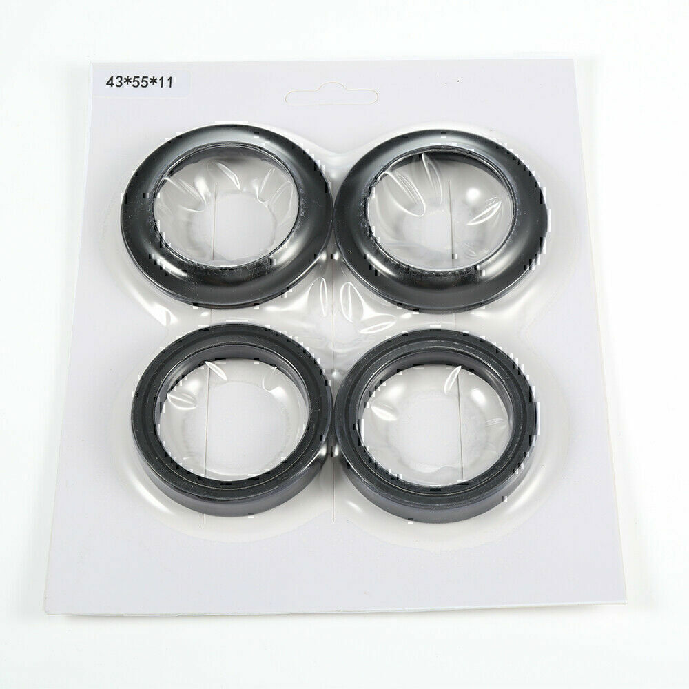 1 Set Front Fork Damper Shock Absorber Fork Dust And Oil Seal For Motorcycle US!
