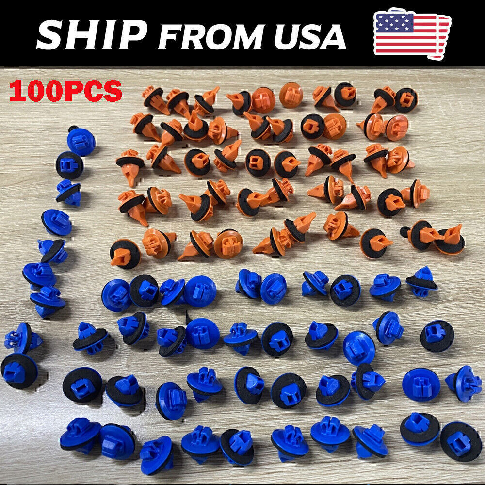 100x Fender Flare Retainer Clips for 05-16 Toyota Tacoma 75397-35010 75495-3501!