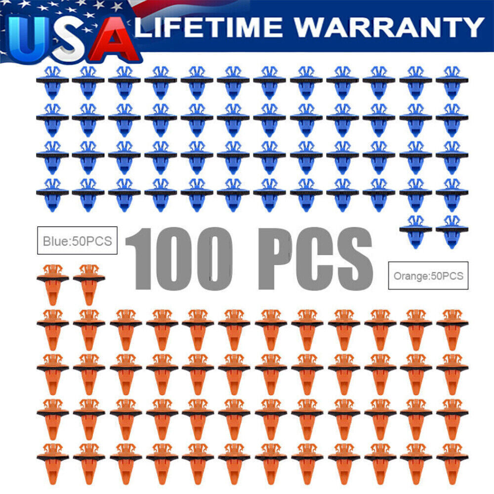 100x Fender Flare Retainer Clips for 05-16 Toyota Tacoma 75397-35010 75495-3501!