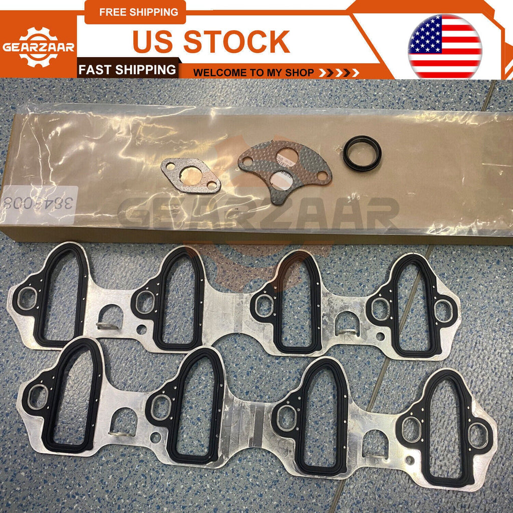 Intake Manifold Gaskets(Metal) fit 99-15 Chevrolet GMC Cadillac 4.8L/5.3/6.0 Nmv