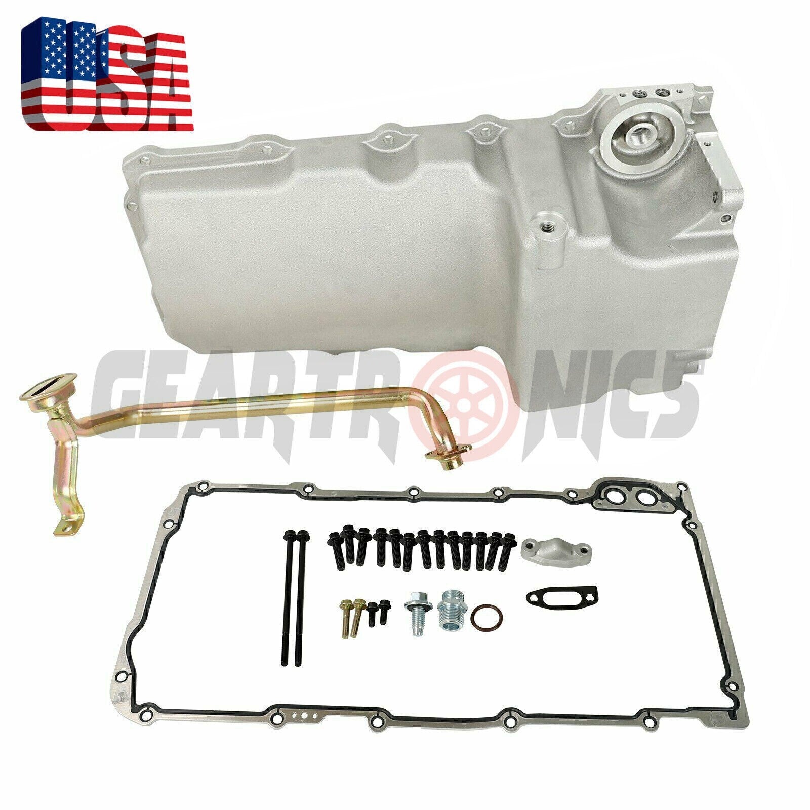 Aluminum 302-1 LS Engine Swap Retro-fit Oil Pan For Chevy 4.8L 5.3L 6.0L 6.2 NEW