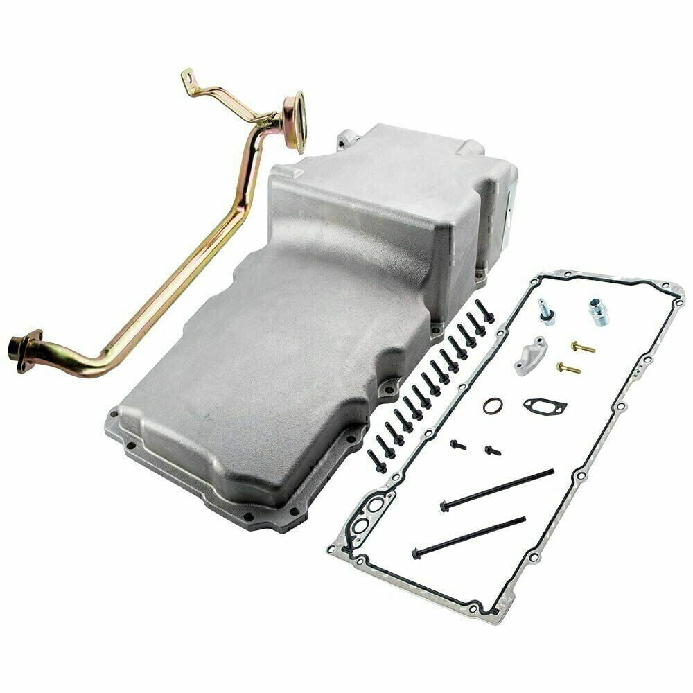 Aluminum 302-1 LS Engine Swap Retro-fit Oil Pan For Chevy 4.8L 5.3L 6.0L 6.2 NEW
