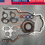 Timing Chain Cover W/ Water Pump Gaskets & Main Seal For GM LS1 4.8L 5.3L 5.7 US