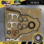 Timing Chain Cover W/ Water Pump Gaskets & Main Seal For GM LS1 4.8L 5.3L 5.7 US