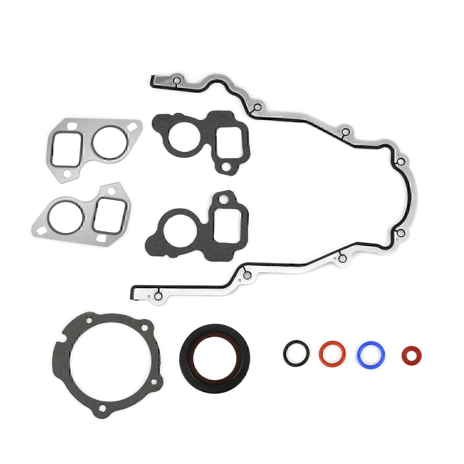 Timing Chain Cover W/ Water Pump Gaskets & Main Seal For GM LS1 4.8L 5.3L 5.7 US