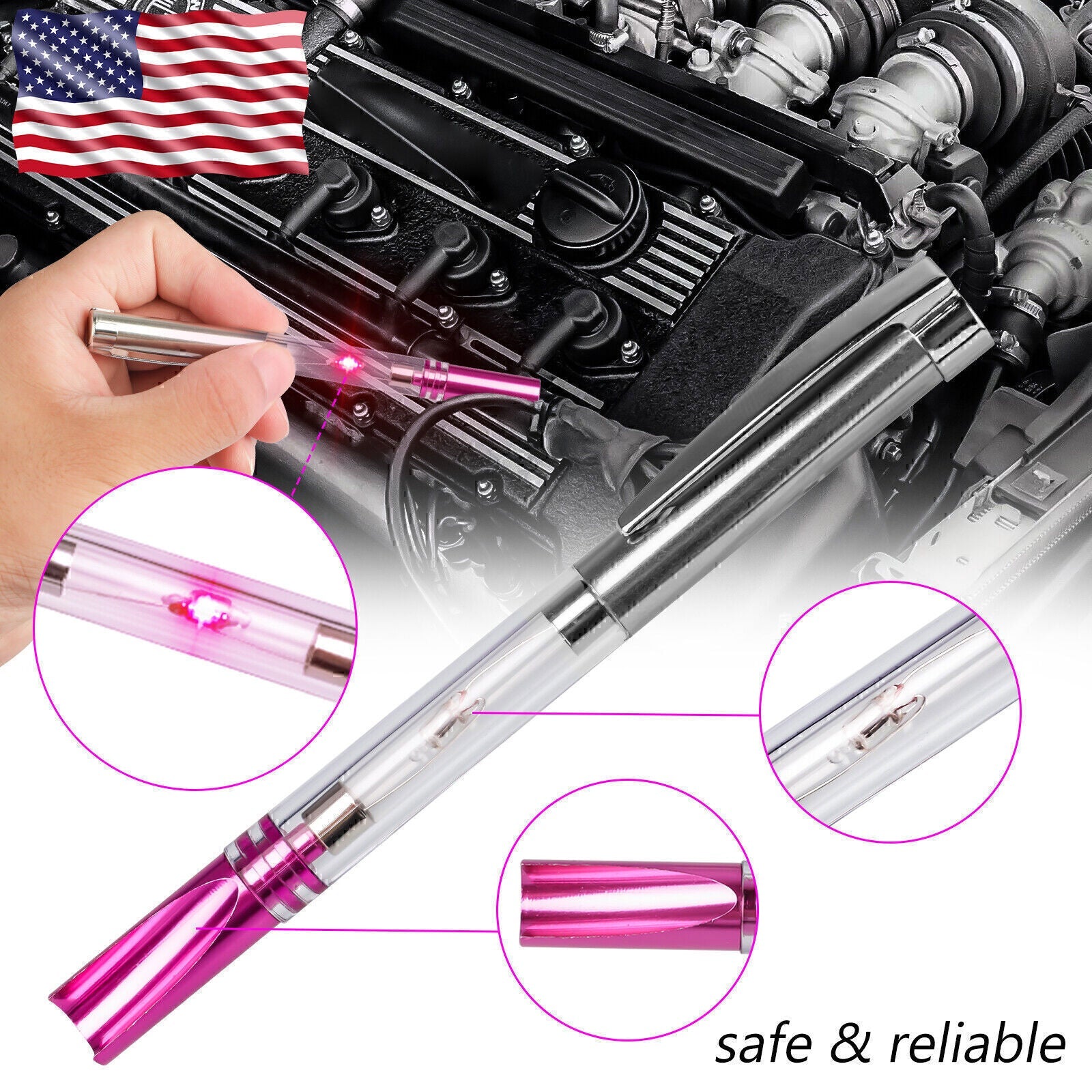 Ignition System Coil Engine In Line Auto Diagnostic Test Tool Spark Plug Tester!