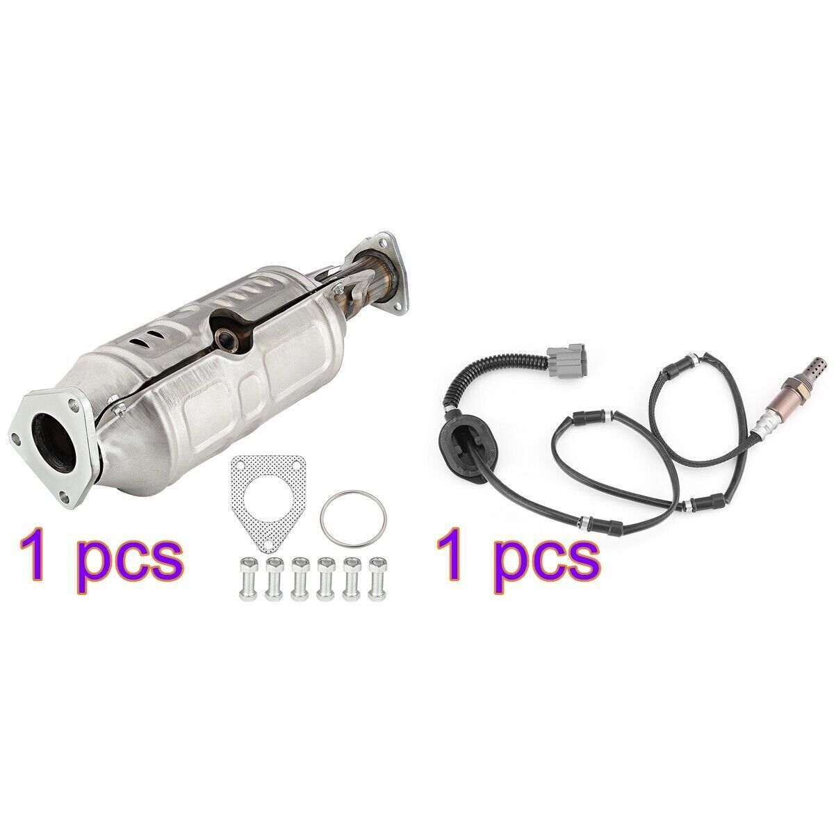 Catalytic Converter w/ Downstream O2 Sensor For 2003-2007 Honda Accord 2.4L