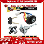 Ignition Switch Front Left Door Lock Barrel for 2009-2014 Hyundai Sonata*
