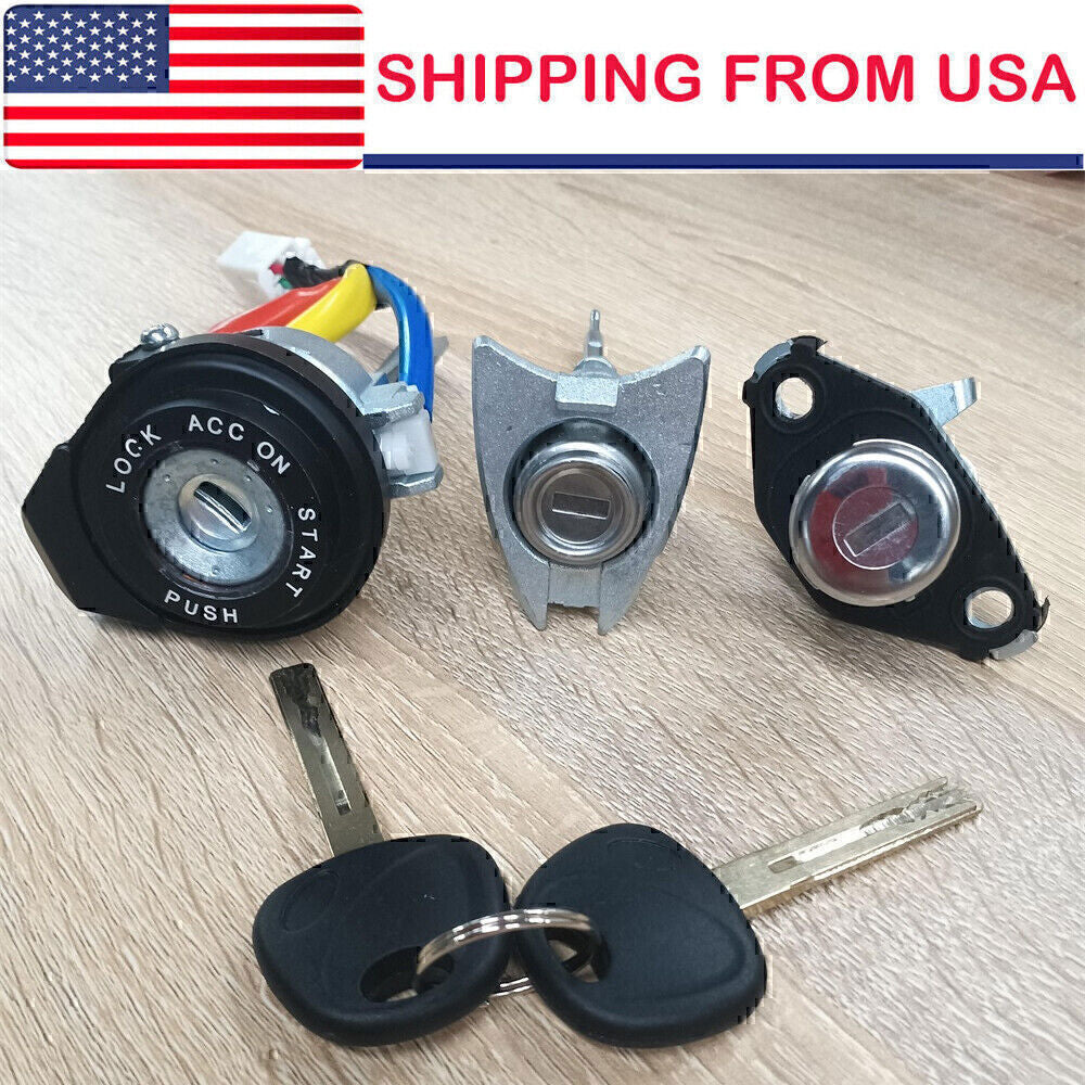 Ignition Switch Front Left Door Lock Barrel for 2009-2014 Hyundai Sonata*