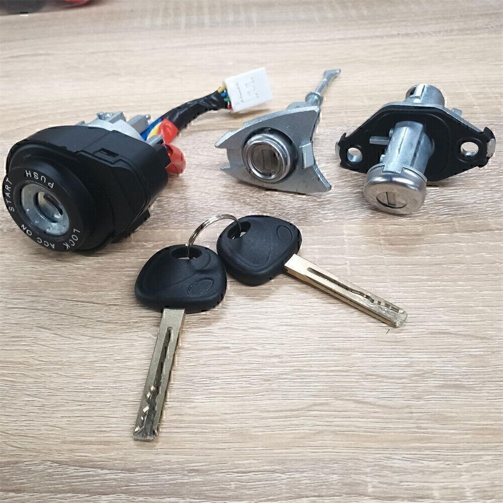 Ignition Switch Front Left Door Lock Barrel for 2009-2014 Hyundai Sonata*