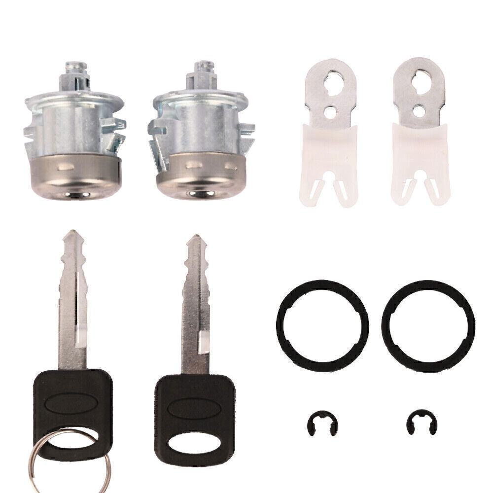 Door Lock Cylinders Set & Ignition Switch with Keys For 97-07 Ford F150/250/350