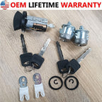 Door Lock Cylinders Set & Ignition Switch with Keys For 97-07 Ford F150/250/350