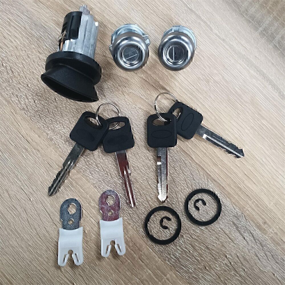 Door Lock Cylinders Set & Ignition Switch with Keys For 97-07 Ford F150/250/350
