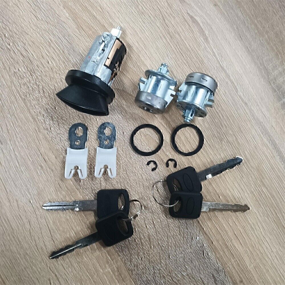 Door Lock Cylinders Set & Ignition Switch with Keys For 97-07 Ford F150/250/350