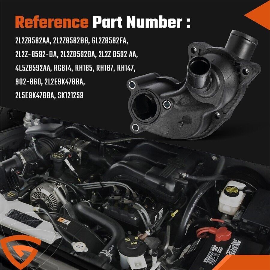 Thermostat Housing Assy w/Sensor for Ford Explorer 02-2010 4.0L 5R3Z-8592-BA New