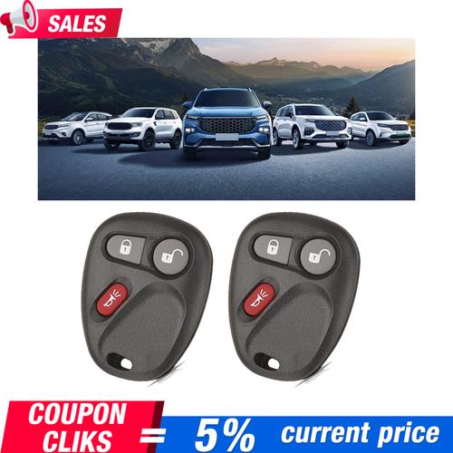 2 For 2003 2004 2005 2006,2007 Chevrolet Silverado 1500 2500 3500 Remote Key Fob