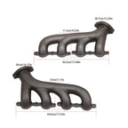 LS Swap Cast Iron Exhaust Manifold New Fit Chevrolet LS1LS2LS3 4.8L 5.3L 6.0L U!